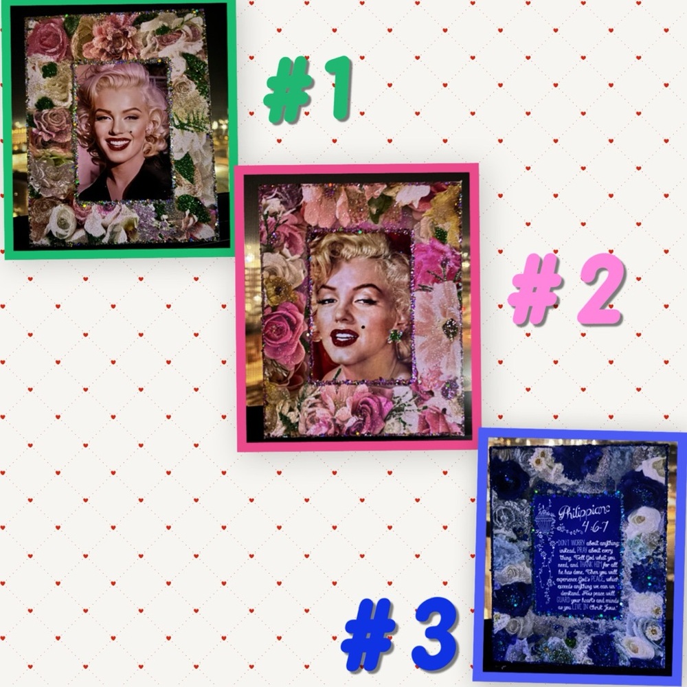 DIY Glittered 8 by 10 Fotos Prints on 8 by 10 canvas and or 9 by 12 canvas. - Picture 3 of 8
